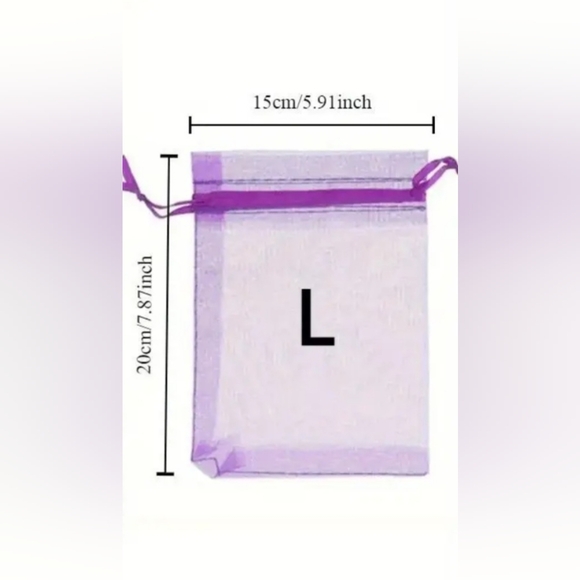 40 Colorful Organza Gift Bags Set - Picture 6 of 6